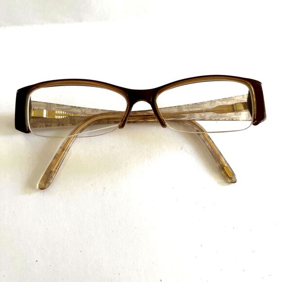 Furla Eyeglasses Viven 4528 Col 6EJ Designer Frames Only Brown 52-15-140 - Picture 2 of 6